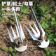 Special tools for weeding, hoeing rake, loose soil and pulling weeds, shovel, multi-functional weed remover to dig up wild vegetables by the roots