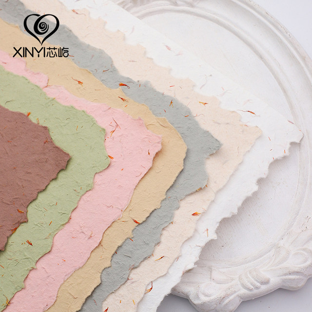 Xinyi Goddess Festival hand-pulled petals Dongba paper flowers wrapping paper bouquet packaging DIY material floral wrapping paper