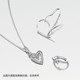Pandora Pandora's wishes become love pendant necklace necklace gift for girlfriend