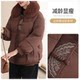 Yanying middle-aged and elderly warm and stylish winter tops and cotton-padded jackets/slightly raised velvet pants