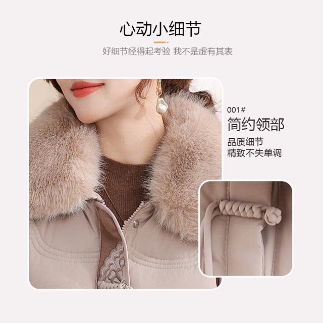 Yanying 2025 new thickened cotton clothing for the elderly, loose, warm and stylish winter tops and jackets