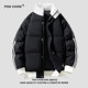 ponchoe winter new men's and women's trendy cotton coats thickened stand-up collar cotton clothes warm jackets for men