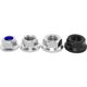 304/316/201 Stainless steel hexagonal flange nut nut with teeth and pad anti-loosening and anti-slip screw cap M3-16