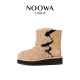 NOOWA designer thick-soled snow boots for women 2024 winter new wool warm anti-slip fur short boots