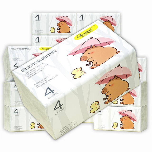 Whole box of toilet paper, affordable household maternal and child paper towels, thickened napkins, toilet paper, wholesale kitchen paper