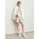 Amii Spring commuter versatile suit collar loose chiffon shirt women dopamine color shirt top