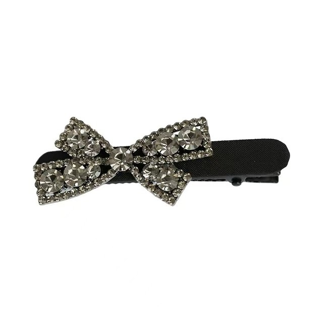 Simple Bow Diamond Duck Both Black Black Velvet and Langua Cyckets Foreer Ferry Ferry Field Fymopcopa hair accessories
