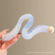 
Simple Geometric Wave Pearl Clip Women's 2025 New Back Head Hair Clip Shark Clip Large Hair Clip Hair Accessory