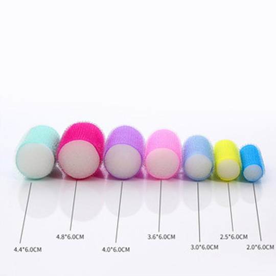 New direct-selling sponge core sleeping eye hair curler self-adhesive curling iron soft curling iron air volume magic curling barrel empty
