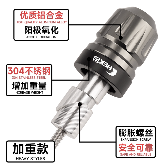 CHEKIS is suitable for Yamaha NMAX155/125 modified handlebar plug balance block aluminum alloy handlebar terminal