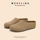 Xiyu thick-soled Birkenstock shoes for women 2025 summer new retro Baotou half-slipper muller soft sole shit feel women's shoes