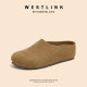 Xiyu thick-soled Birkenstock shoes for women 2025 summer new retro Baotou half-slipper muller soft sole shit feel women's shoes
