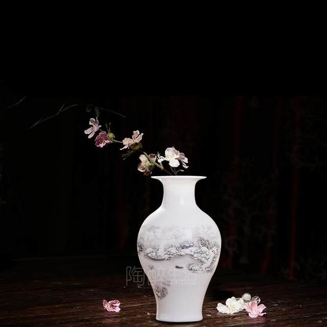 
Ceramic vases, snow flower arrangements, home accessories, ornaments, flower vessels, gardening tea ceremony, modern simplicity