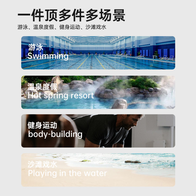 Marvel swimming trunks men's men's adult boys hot spring swimsuit double layer anti-embarrassment boxer 2025 new style