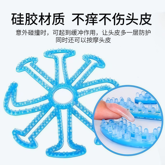 Electric motorcycle safety helmet padding anti-pressure hairstyle summer hair-pressure artifact helmet breathable universal pad