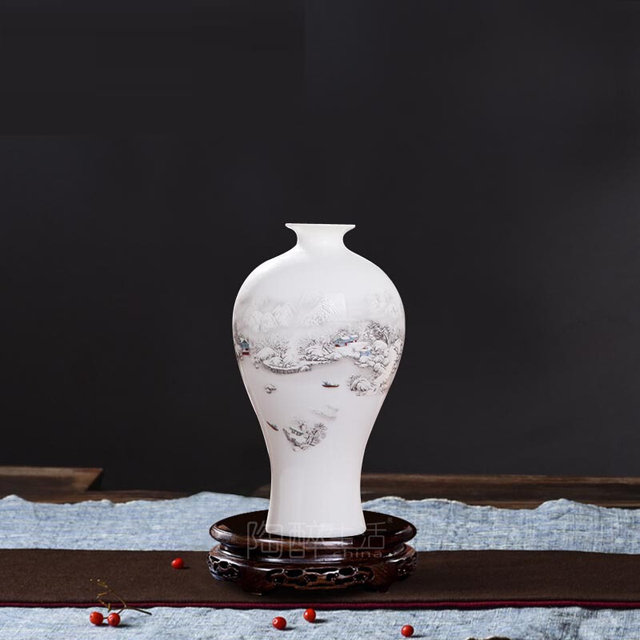 
Ceramic vases, snow flower arrangements, home accessories, ornaments, flower vessels, gardening tea ceremony, modern simplicity