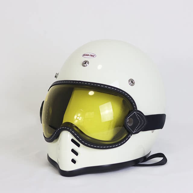 
fireriders small mountain bike helmet Lego blade helmet AMZ strap style lens windproof goggles