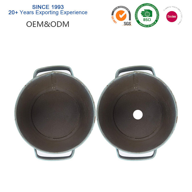 Outdoor indoor home gardening antique galvanized bucket set with ears for garden decoration