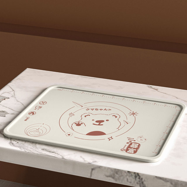 
Mother and baby grade silicone kneading mat thickened food grade baking panel chopping board household large rolling dough and non-slip mat