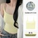 Latex chest pad integrated suspender vest with chest pad women's blouse with breathable summer outerwear 2025 new style