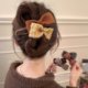 Bow duck-billed clip high-end 2025 new hair clip for women half-tied one-letter clip safety shark clip hair accessories
