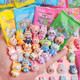 Labubu solid color luminous blind bag new mini ornament blind box boy and girl toys small gift elementary school students gift