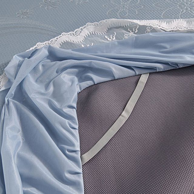 
Summer Ice Silk Mat Bed Skirt Three-Piece Machine Washable Maternal and Infant Grade Cool Bean Mat 20 New Style