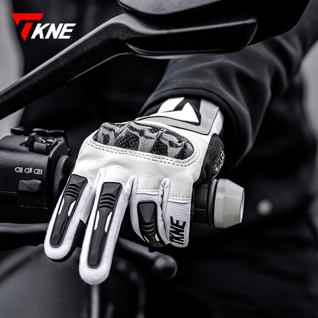 TKNE motorcycle gloves KP9 carbon fiber protective racing rider motorcycle equipment for men and women riding in spring and summer