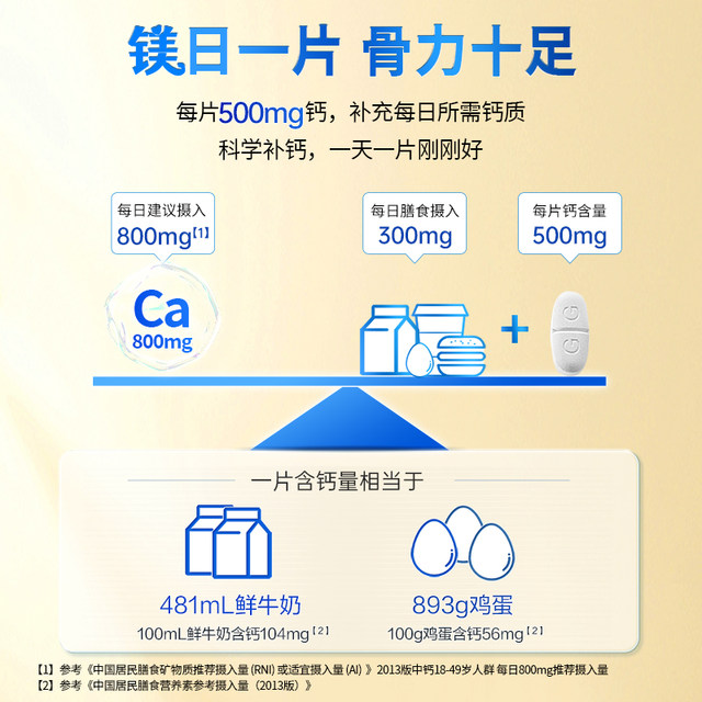
Harbin Pharmaceutical No. 6 Factory Golden Cap, Middle Cap, Calcium and Magnesium for Middle-aged and Elderly Children, Vitamin DK, Calcium Supplement, Four-in-One Genuine Product