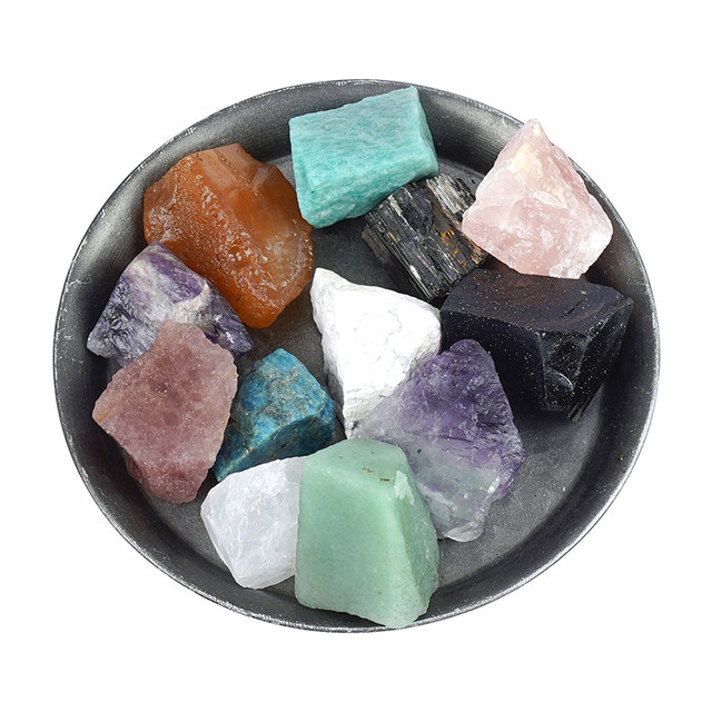 Earth pulse natural crystal raw stone ore specimen fire-free aroma diffuser stone demagnetization stone ornaments fish tank landscaping