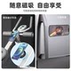 Double-sided magsafe magnetic mobile phone holder CNC aluminum alloy suitable for Apple 12/13/14/15/16promax foldable 360-degree rotating strong magnetic holder gym holder