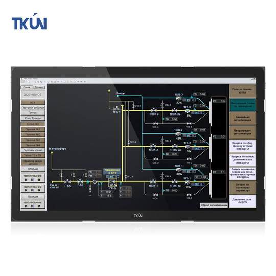 21.5-inch open-mounted embedded high-brightness over-static test touch-controlled industrial display