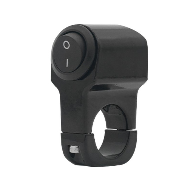 Aluminum alloy motorcycle modified LED headlight spotlight switch Electric vehicle external waterproof double-head handlebar button