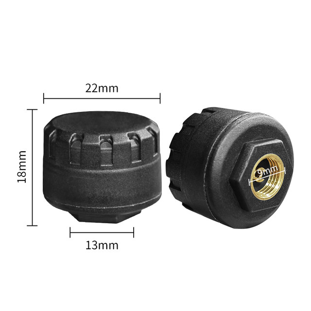 Automobile motorcycle tire pressure monitor high-precision external mobile phone Bluetooth APP displays Niu motorcycle tire pressure instrument