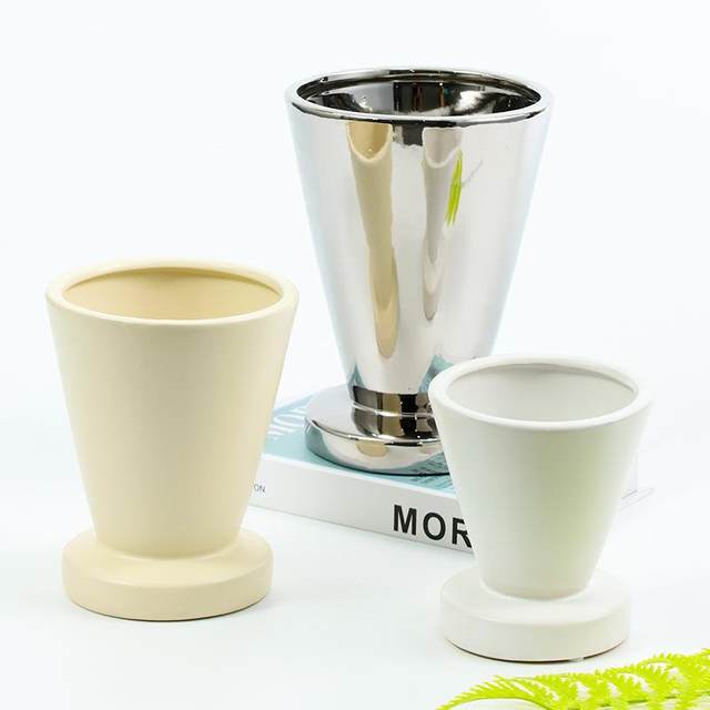 Green plant succulent ceramic flower tray container Nordic simple ins style home gardening flower arrangement potted ornaments