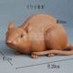 
Zodiac Rat White Rat Zodiac Ceramic Ornaments Garden Gardening Decorations Animal Art Gifts Modern Home Crafts
