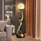 
Chuchen floor lamp light luxury living room n atmospheric TV cabinet next to ornaments high-end modern art bedroom home decoration