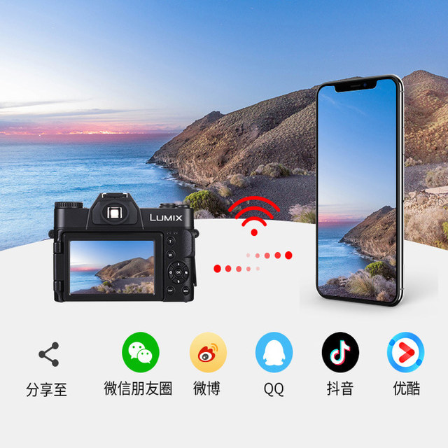 Brand new Panasonic high-definition digital camera student party children entry-level 4k micro single ccd travel birthday gift for women