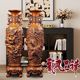 
Floor-standing vase, dragon and phoenix auspicious ornaments, a pair of Chinese-style home living room foyer decorations