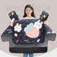 Electric vehicle autumn and winter front windshield quilt plus velvet thickening battery vehicle motorcycle windproof board handlebar hand guard wishing