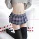 Be careful with mini mini skirt A -line skirt super mini skirt sexy low waist large size charming spring and summer
