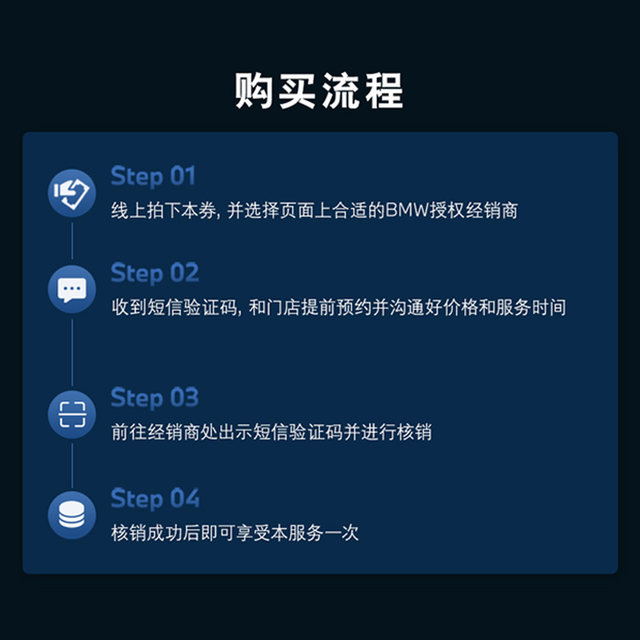 BMW/BMW official oil maintenance voucher: 1 yuan worth 1L of engine oil