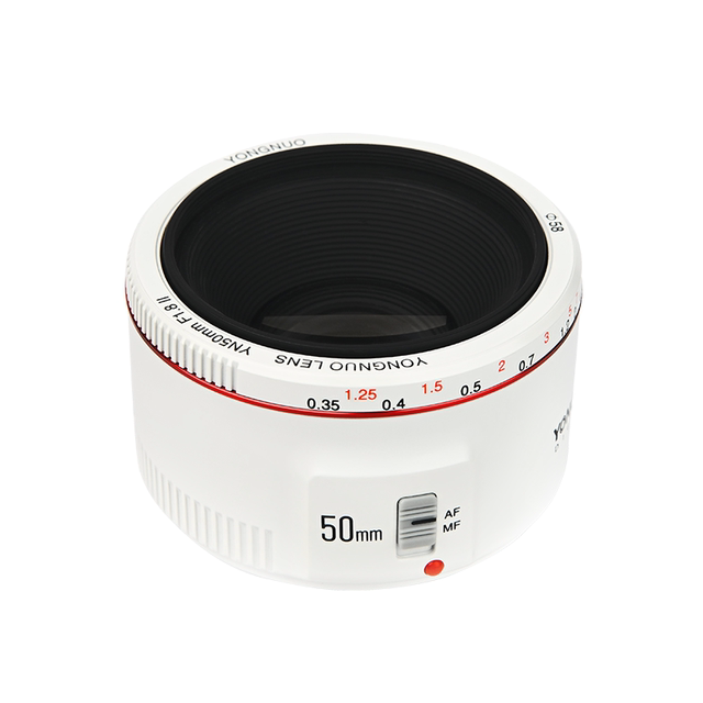 Yongnuo 50mmF1.8 Canon second generation fixed focus lens small spittoon 50F18 suitable for EF mount Nikon F mount full