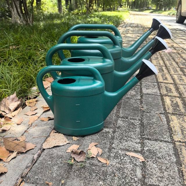 3-10L watering kettle long mouth large capacity plastic flower shower pot household cauliflower shower watering can gardening flower watering kettle