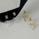 Original sweet bow earrings for women with sterling silver needle beautiful earrings 2025 new hot high-end earrings
