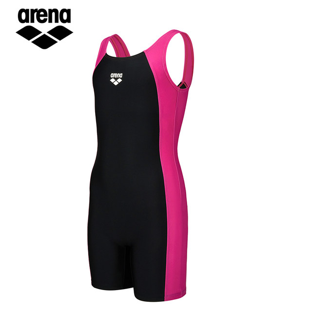 Arena children's one-piece swimsuit boxer conservative professional anti-chlorine training girls' swimsuit