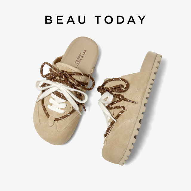 BeauToday's Birkenstocks Casual 2025 Summer New Mules Bag toe semi-tork slippers for women
