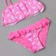 8818 Foreign Trade Children's Split Swimsuit Fashionable Ruffle Little Girl Bikini Cute Girl Triangle Beach Clothes