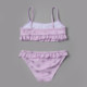 8818 Foreign Trade Children's Split Swimsuit Fashionable Ruffle Little Girl Bikini Cute Girl Triangle Beach Clothes
