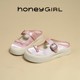 honeyGIRL half slippers for women 2025 summer new cross-section thick-soled toe shoes breathable casual and versatile single shoes